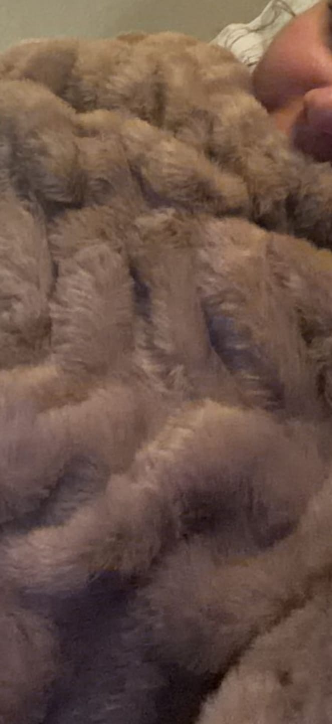 Customer photo review of Biggest Hugs Milk Chocolate Blanket
