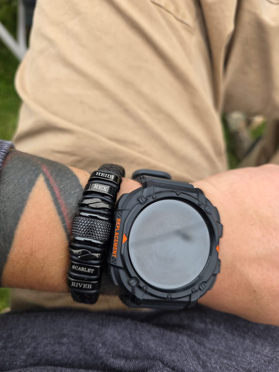 Customer photo review of Bracelet: Black
