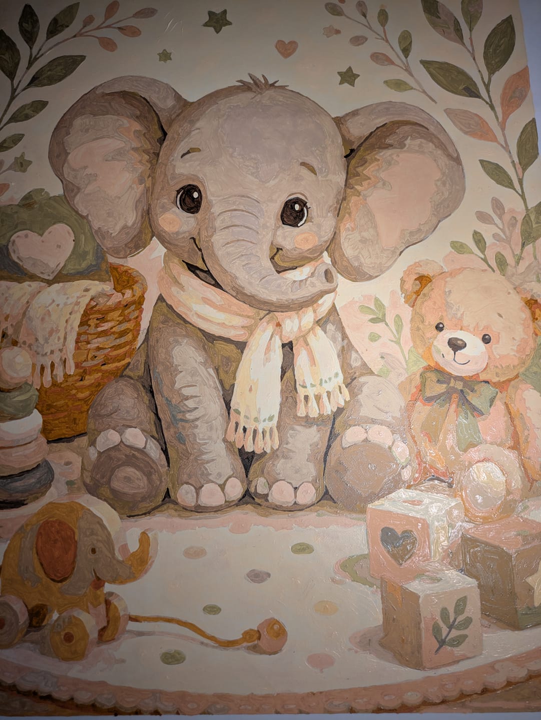 Customer photo review of Little Elephant | Paint by Number
