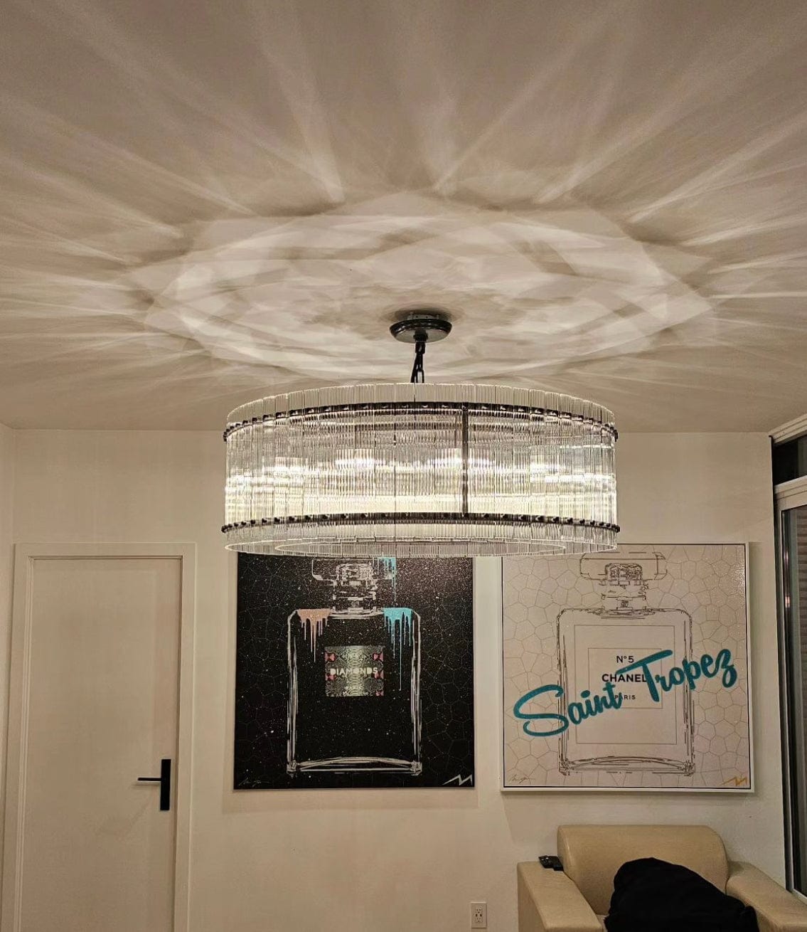 Customer photo review of San Marcon Round Chandelier
