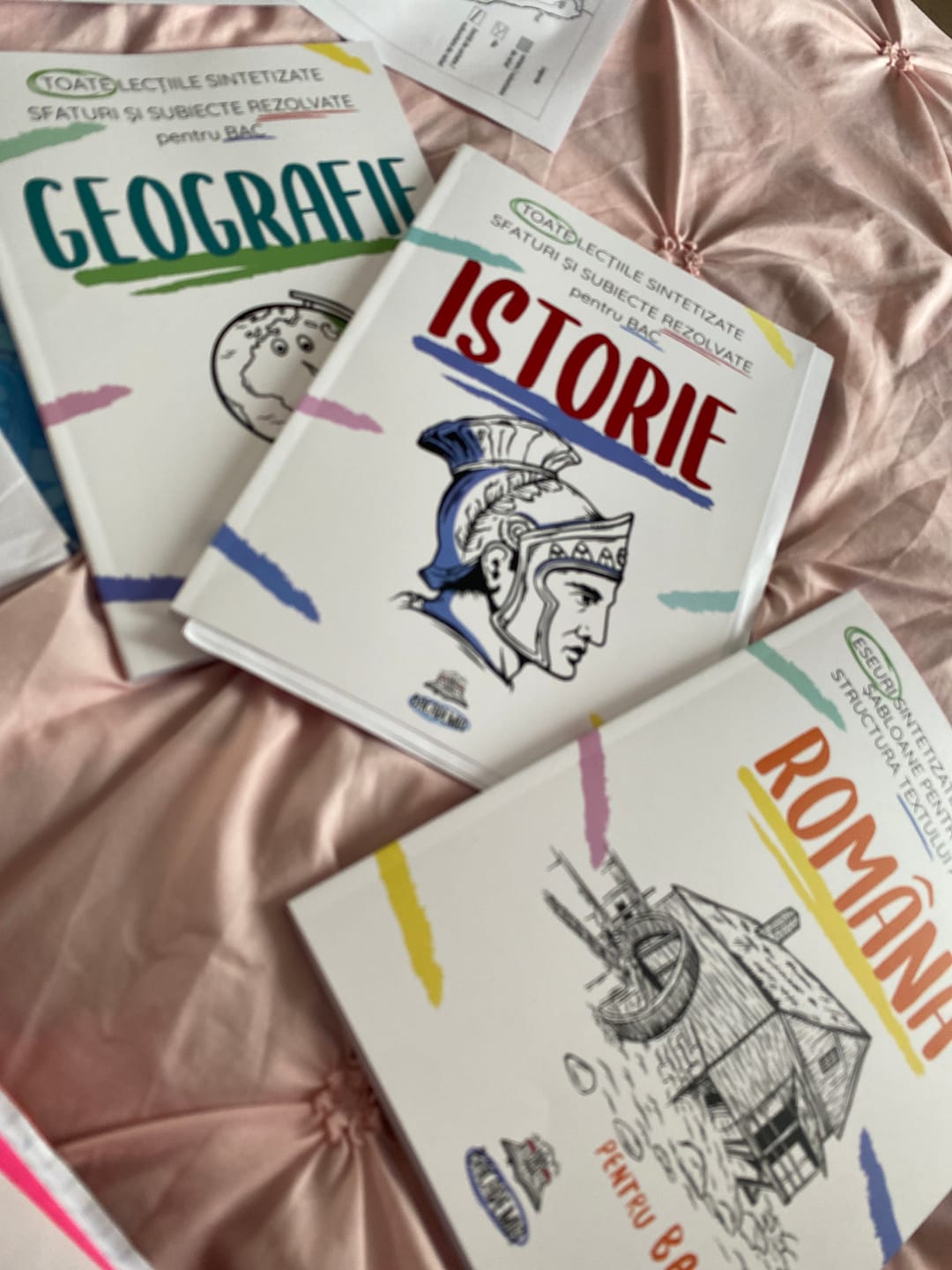 Customer photo review of Pachet Bacalaureat (Română + Istorie + Geografie) Bacademia