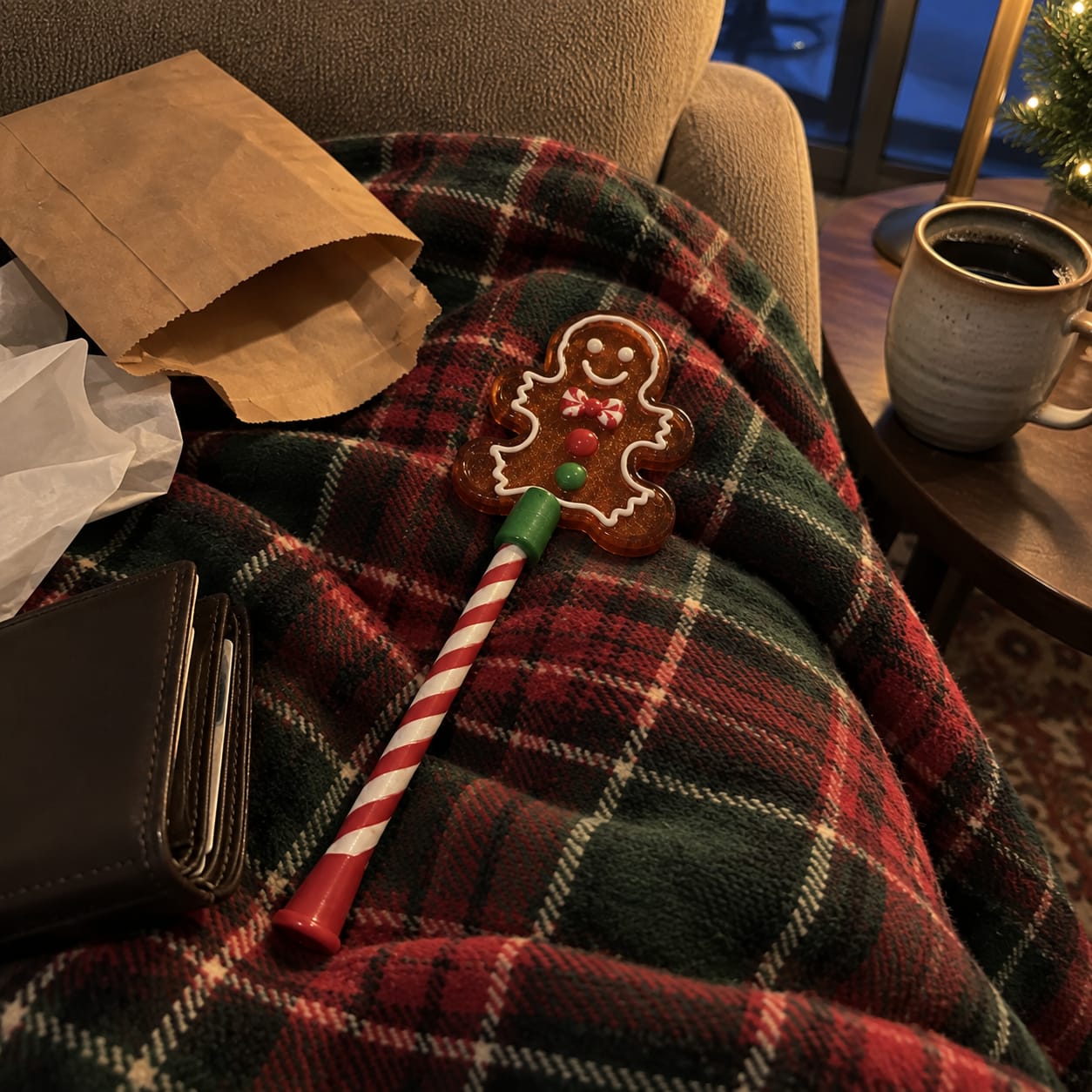 Customer photo review of JingleTap™ Christmas Card Wand