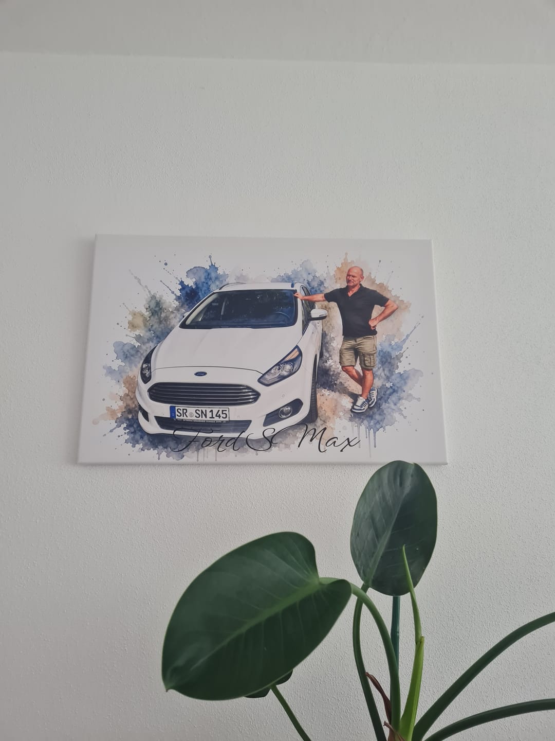 Customer photo review of Dein Fahrzeug als Kunstwerk – mit Live-Vorschau, als Poster oder Leinwand