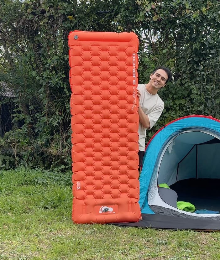 Customer photo review of Double Helix Sleeping Pad