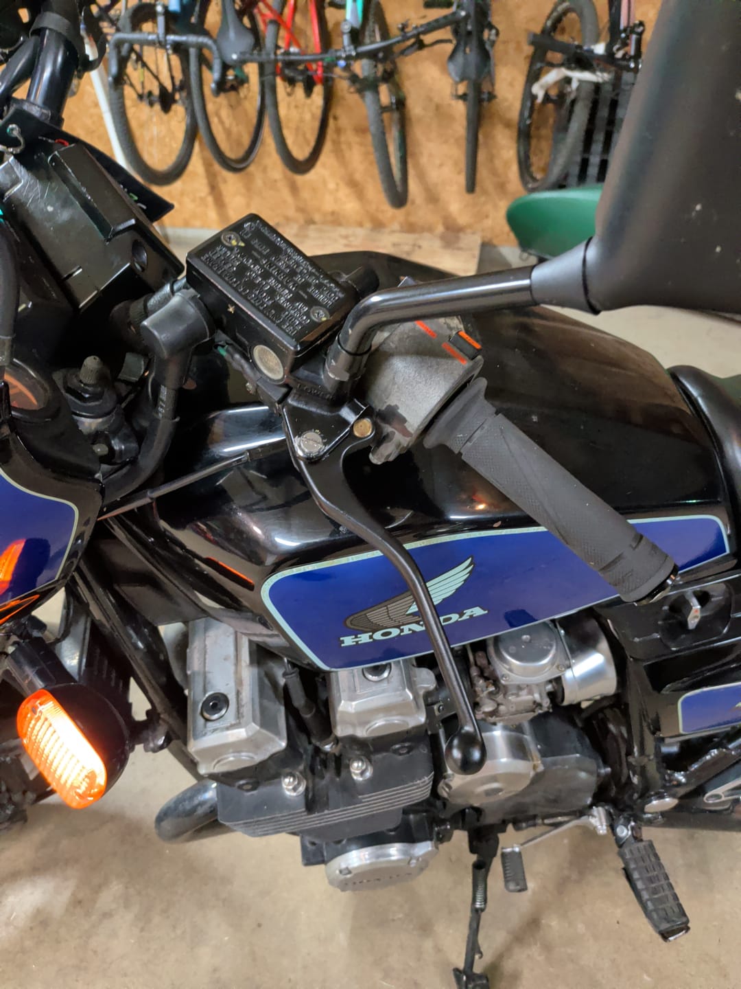 Customer photo review of Honda Nighthawk Black Clutch Lever ~ Replaces 53178-KE8-006