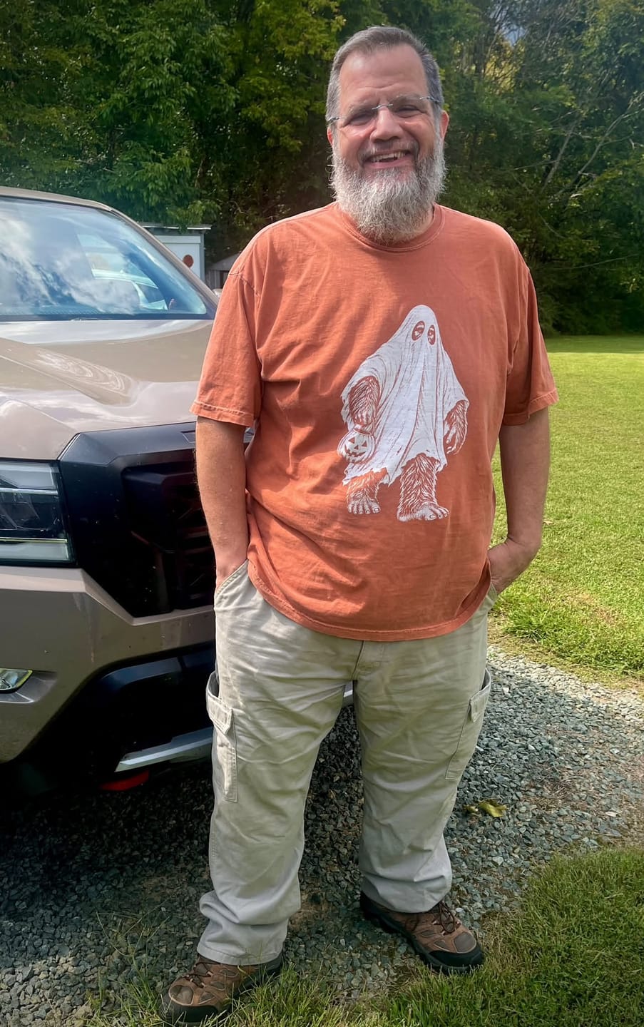 Customer photo review of Bigfoot Ghost T-Shirt