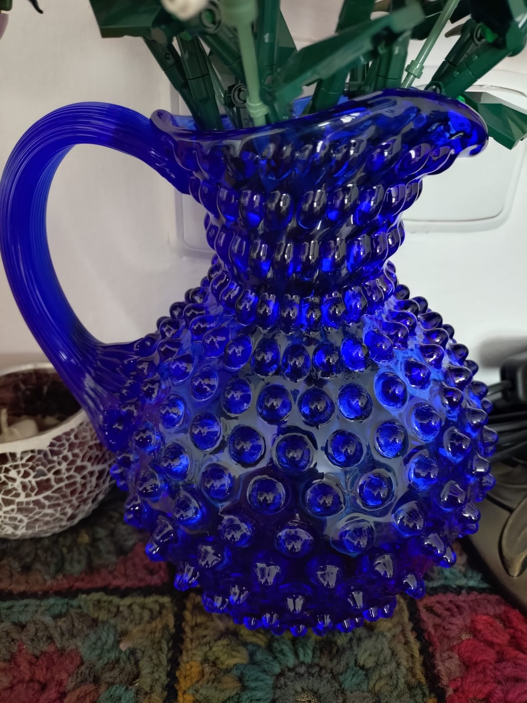 Customer photo review of Hobnail Džbán Electric Blue