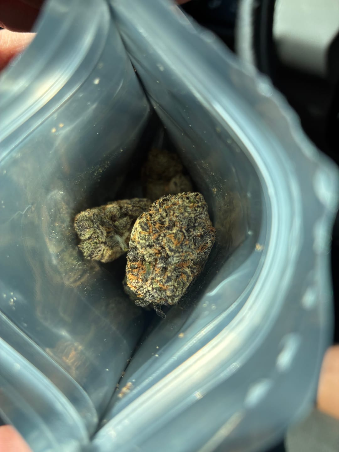 Customer photo review of Galactic Warheads Exotic THCA
