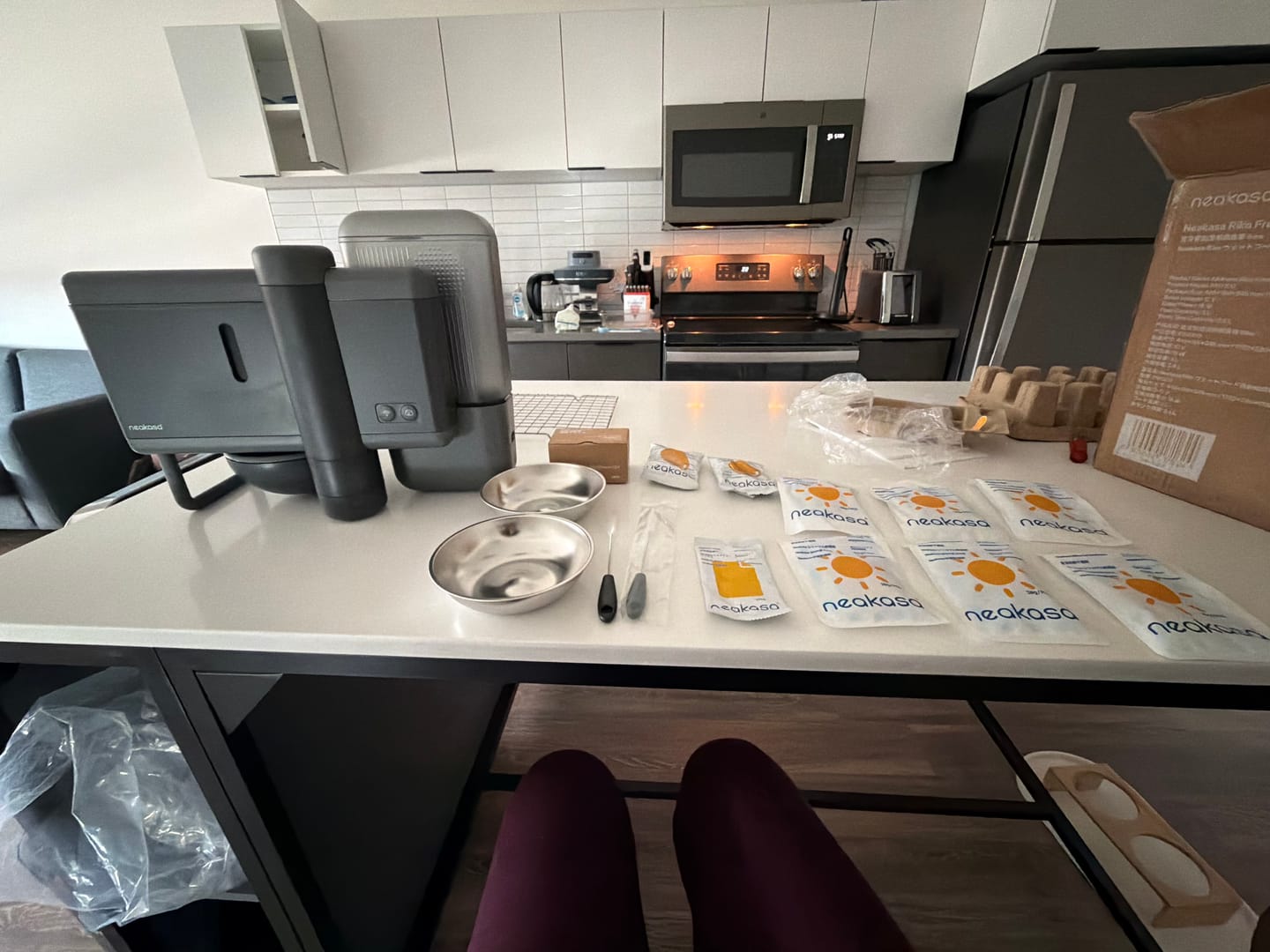 Customer photo review of [Pre-Order] Neakasa Riko Fresh-Made Wet Meal Feeder