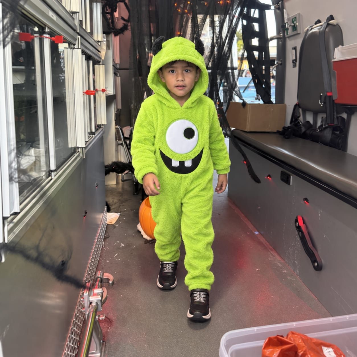 Customer photo review of CozyCuties™ Baby & Toddler Monster Jumpsuit