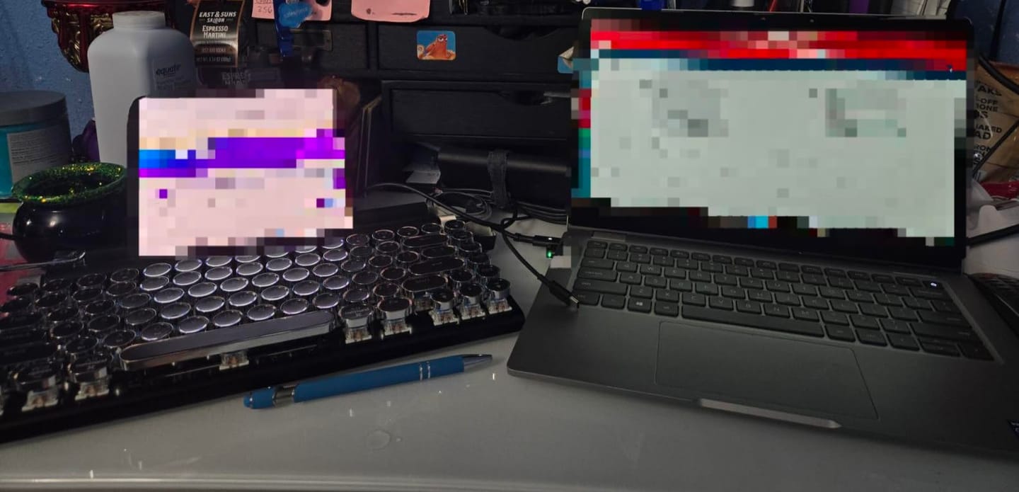 Customer photo review of TW1867 Retro typewriter keyboard black