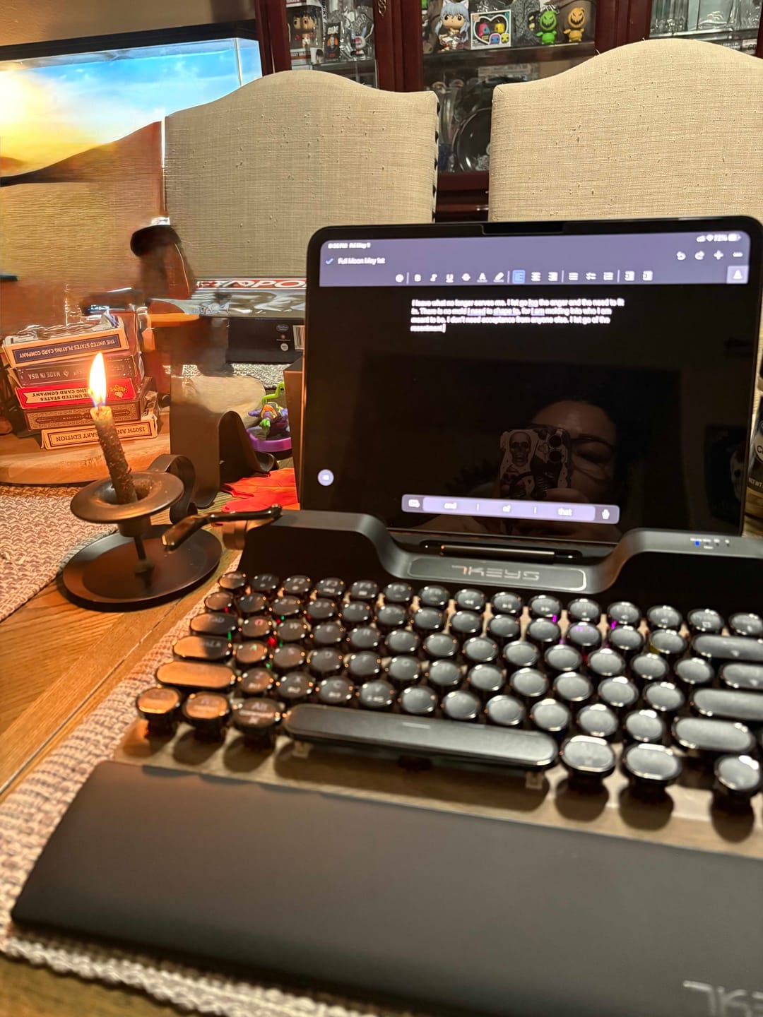 Customer photo review of Classic Typewriter Keyboard