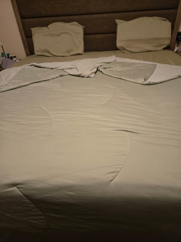Customer photo review of CloudCool™ Cooling Comforter