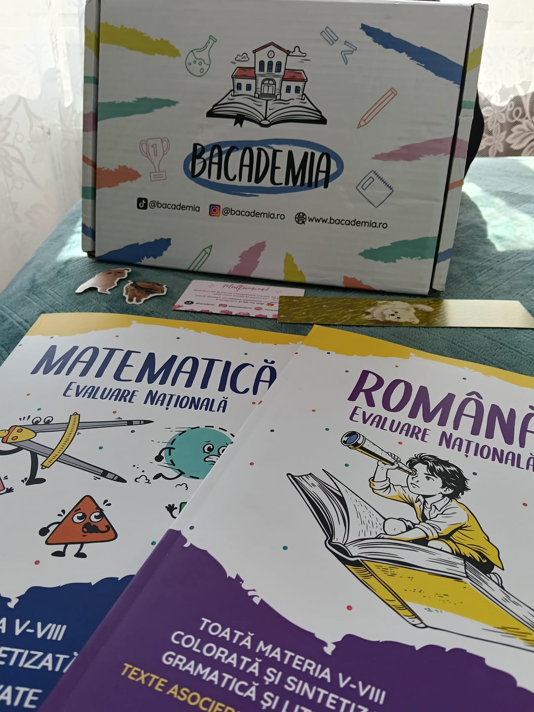 Customer photo review of Pachet Evaluare Națională (Română + Matematică) Bacademia