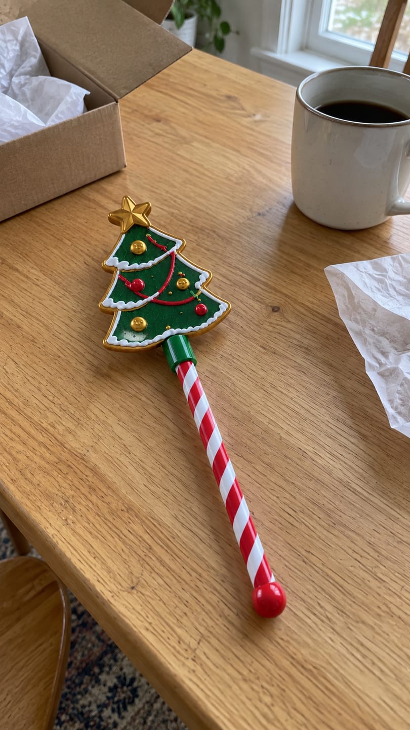 Customer photo review of JingleTap™ Christmas Card Wand