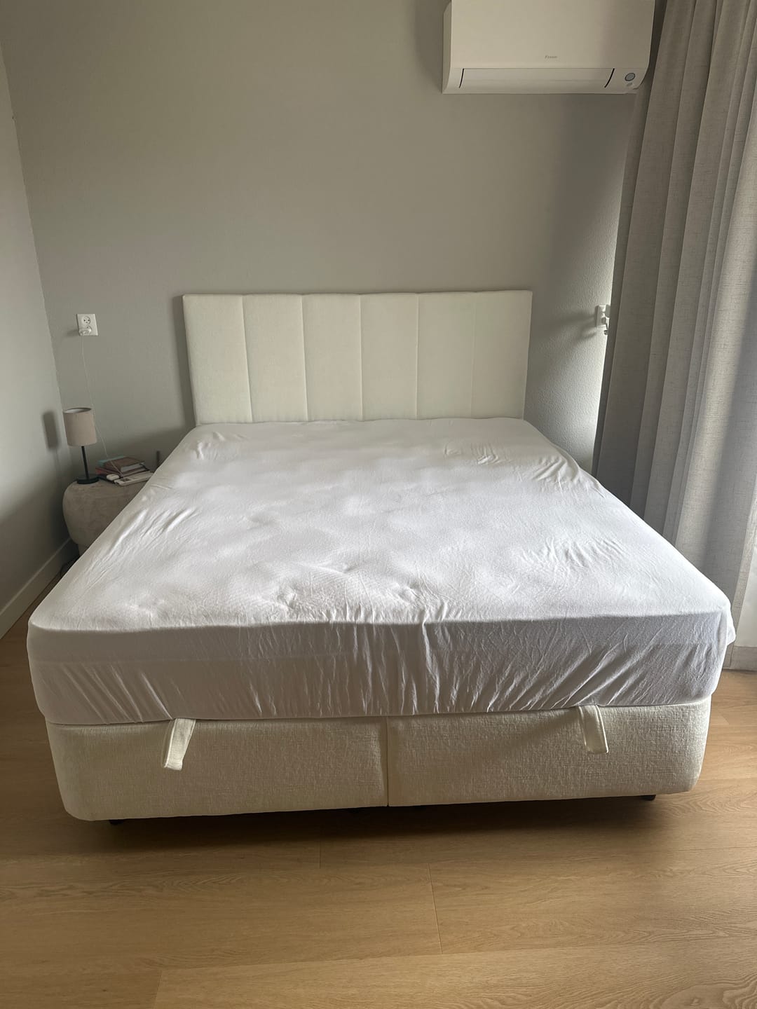 Customer photo review of Boxspring met opbergruimte Sierra