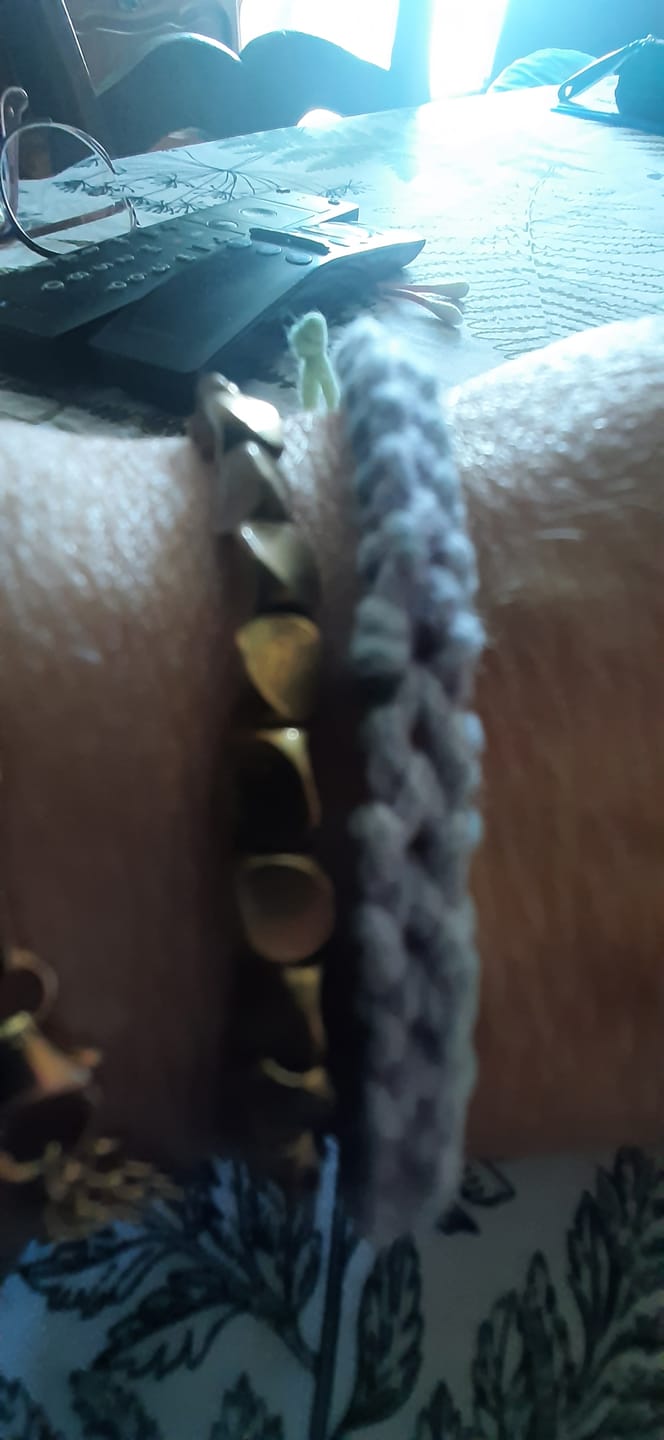 Customer photo review of Bracelet Tibétain Porte-Bonheur