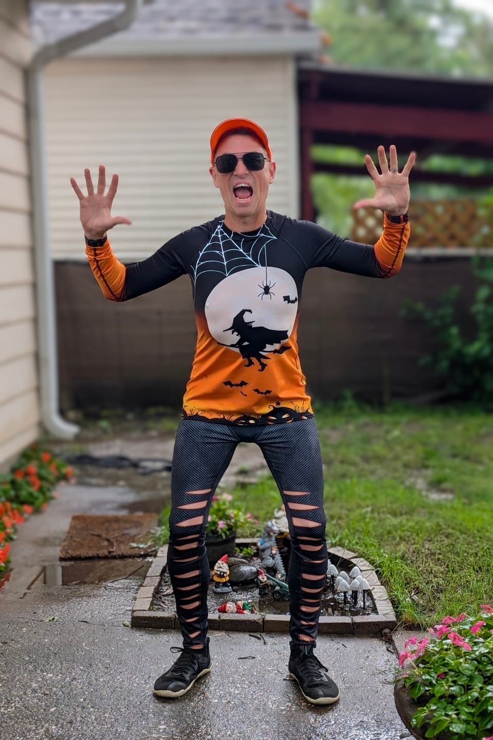 Customer photo review of Halloween Night Rash Guard