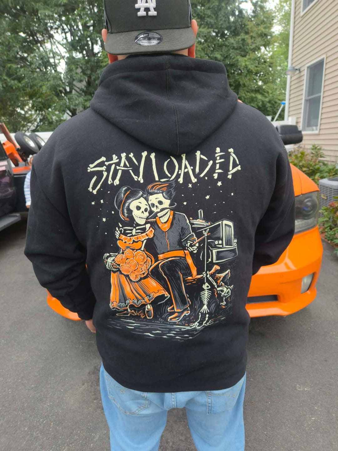 Customer photo review of Hasta la Muerte 3 (Till Death) Hoodie
