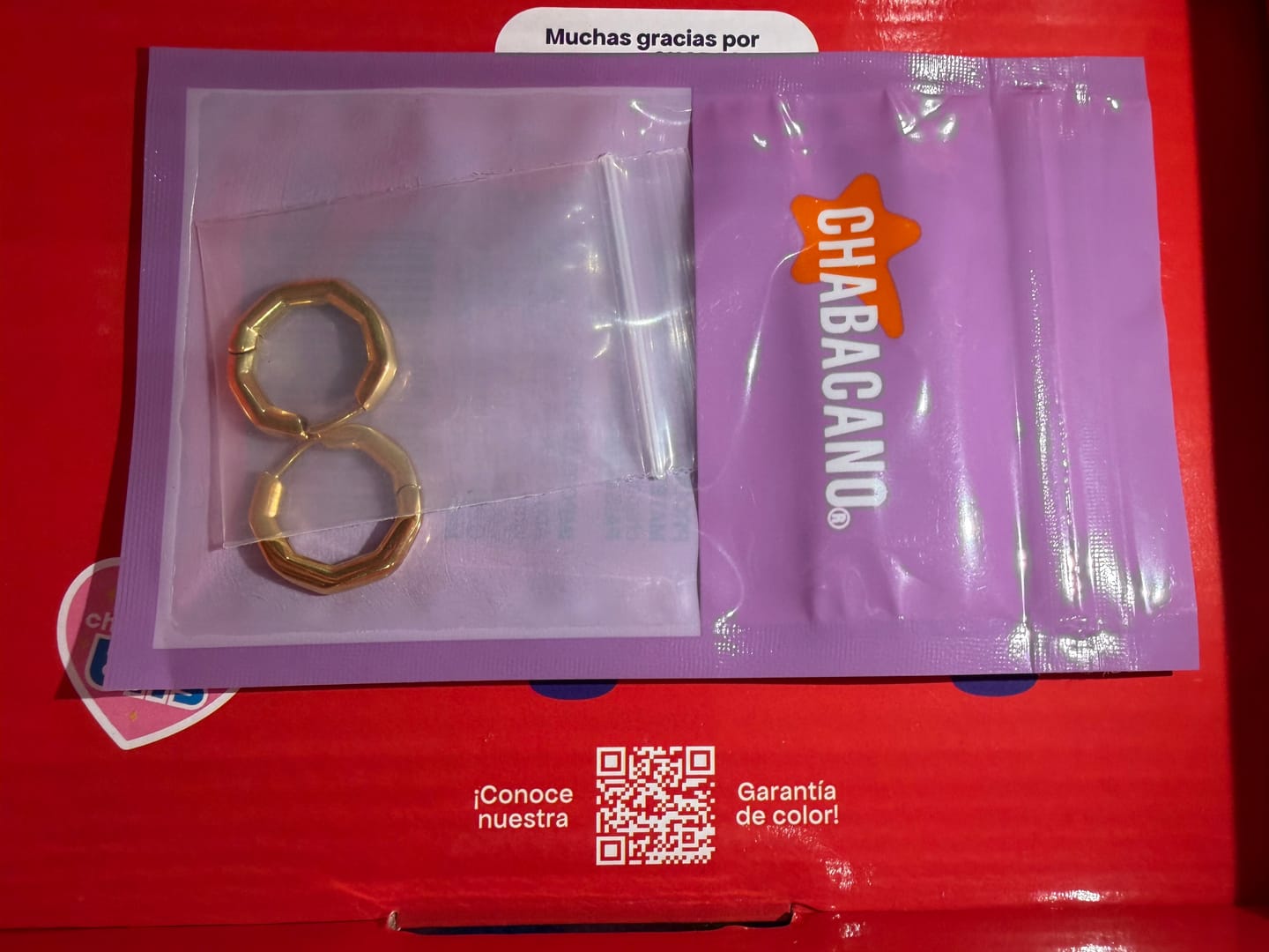 Customer photo review of Aretes Amapola