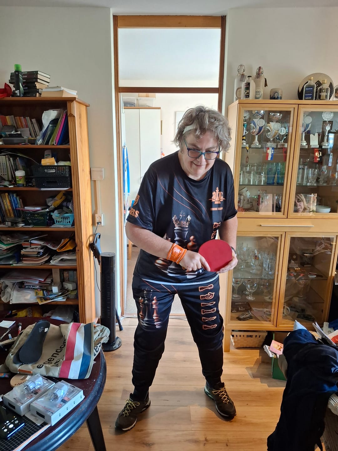 Customer photo review of Unisex Shirt, Custom Name Ping Pong T-Shirt, Ping Pong Club Clothing, Gifts for Ping Pong Players