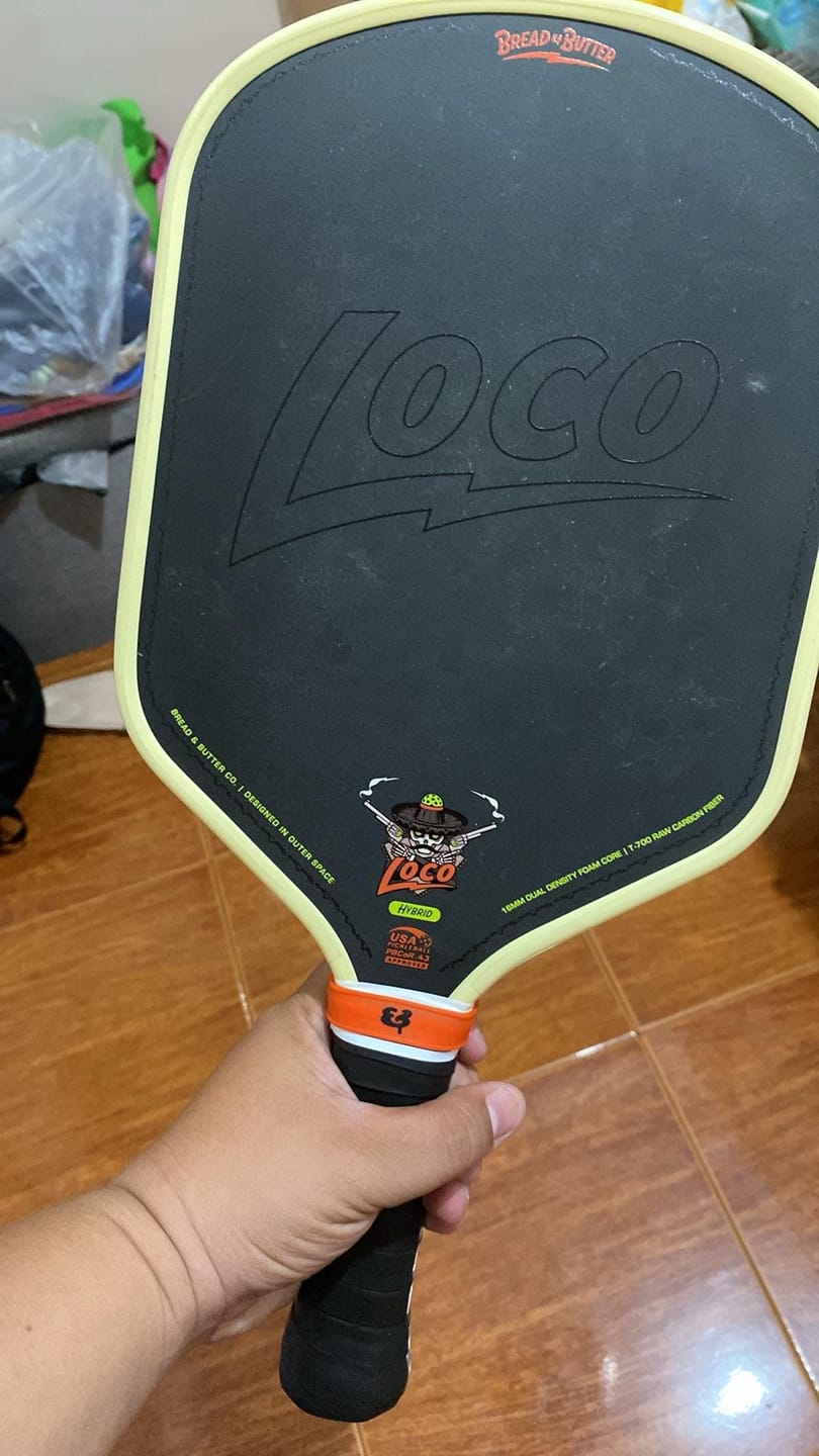 Customer photo review of The Loco 16mm Pickleball Paddle Hybrid