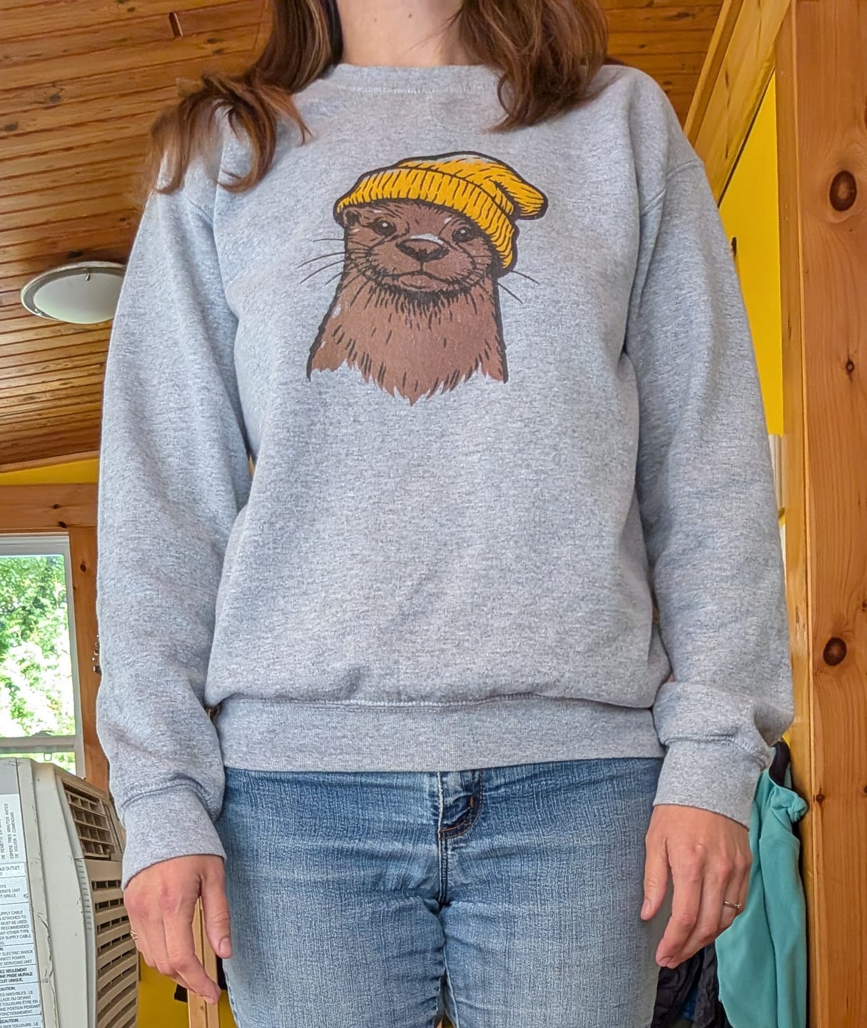 Customer photo review of Sweatshirt Loutre Vintage - Enfant