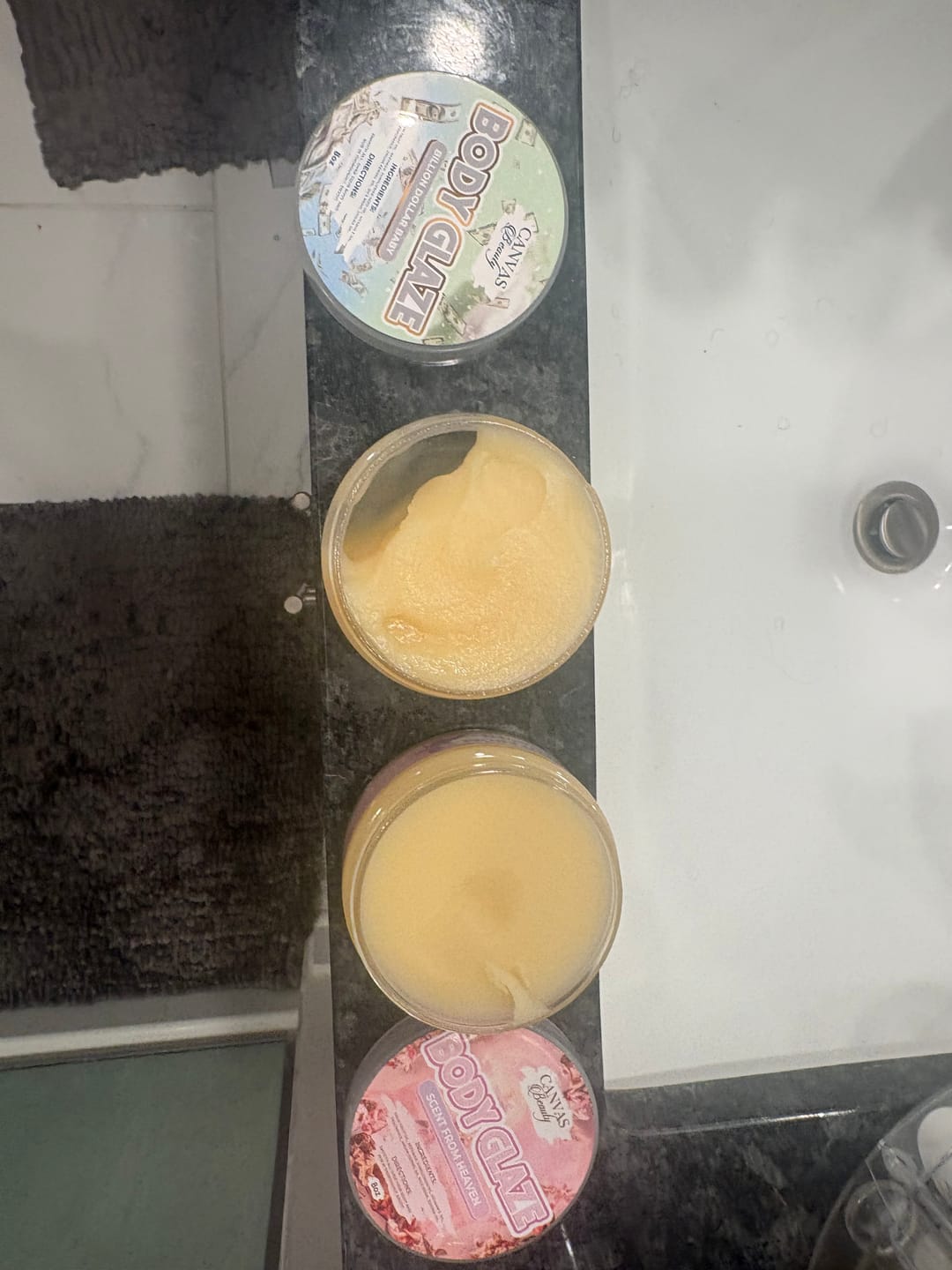 Customer photo review of BODY GLAZE: BILLION DOLLAR BABY
