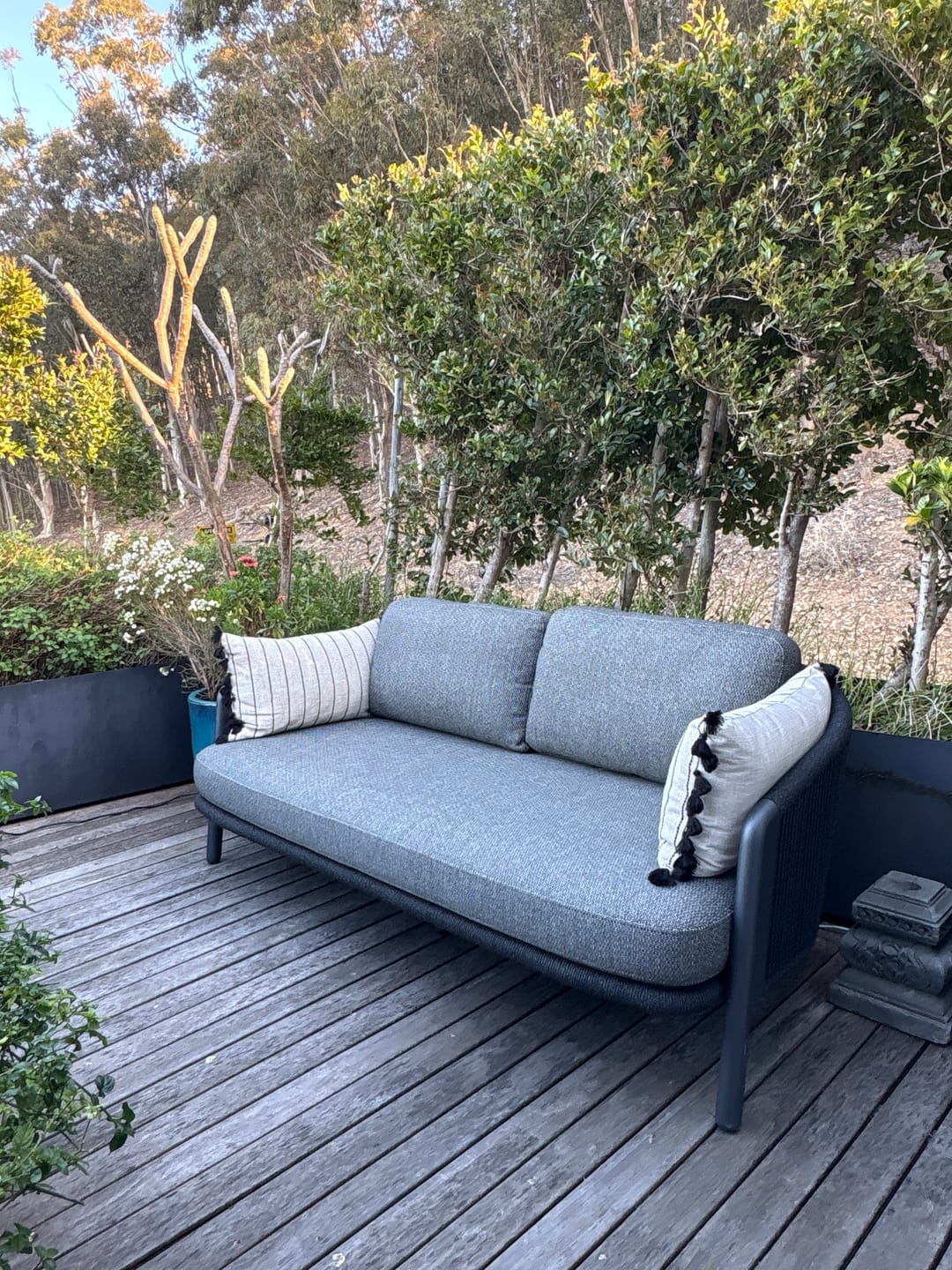 Customer photo review of Haven 2 Seater Sofa - Charcoal