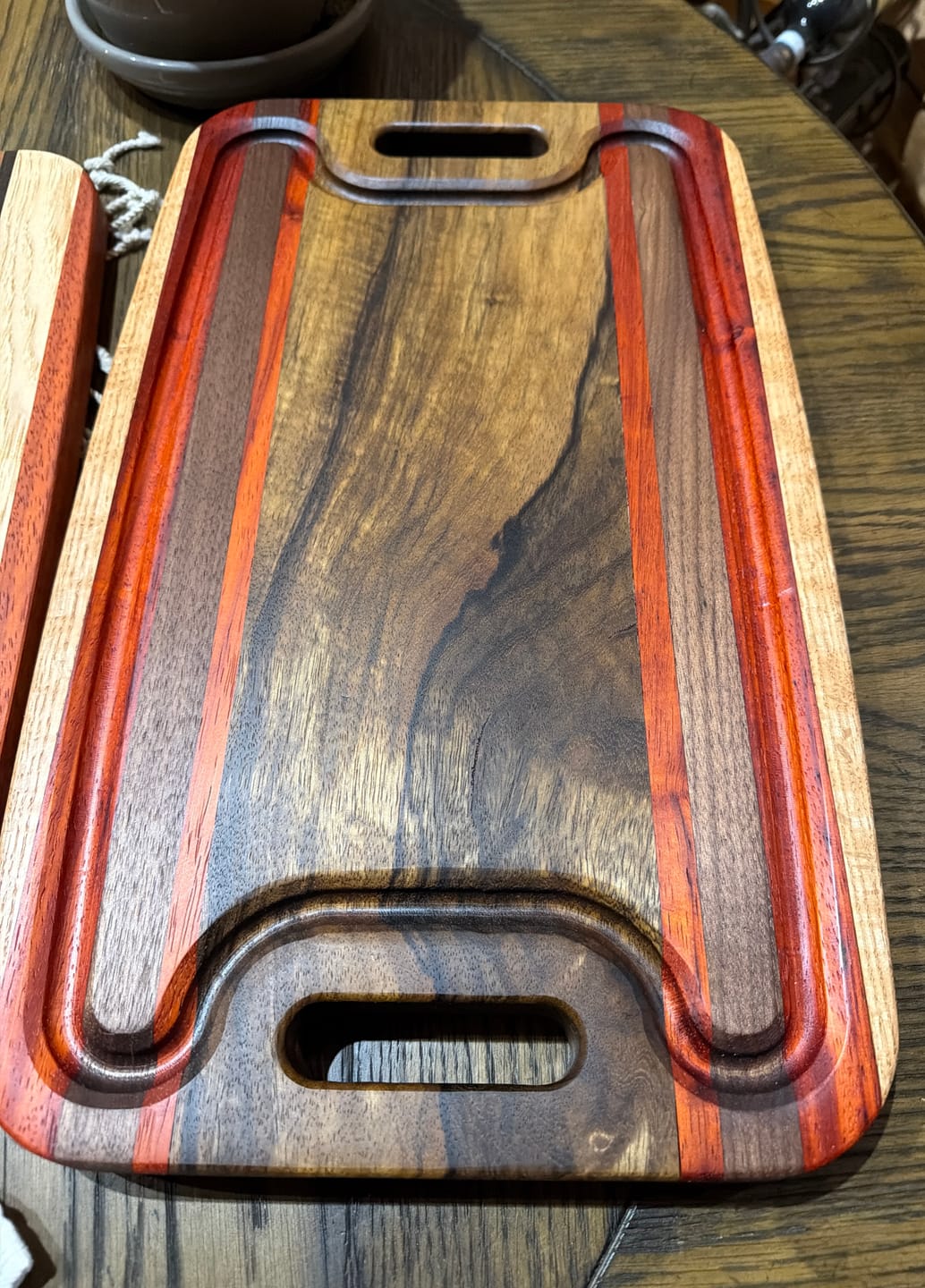 Customer photo review of Router Templates 8 Pack - Handle Shaping Acrylic Templates