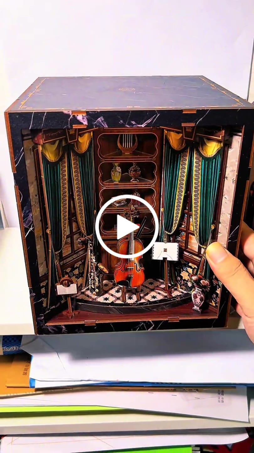 Customer video review of Violin maker's den | European melody musical instrument box kit