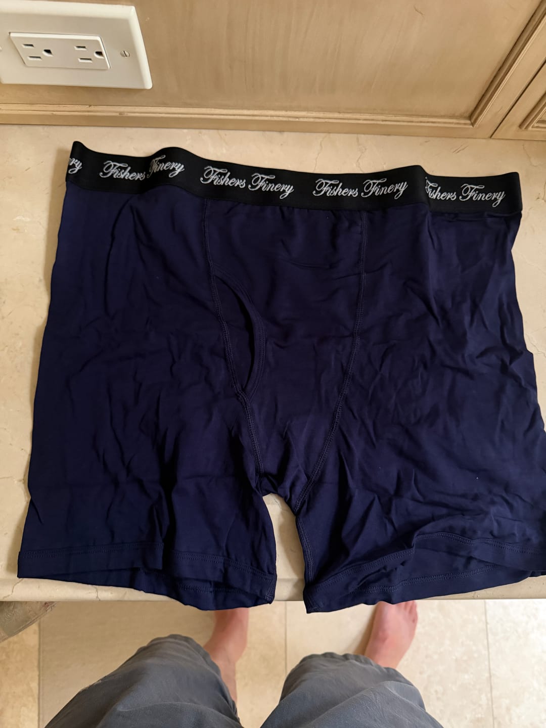 Customer photo review of Men's Classic Fit Soft Stretch Boxer Brief - OUTLET - FINAL SALE