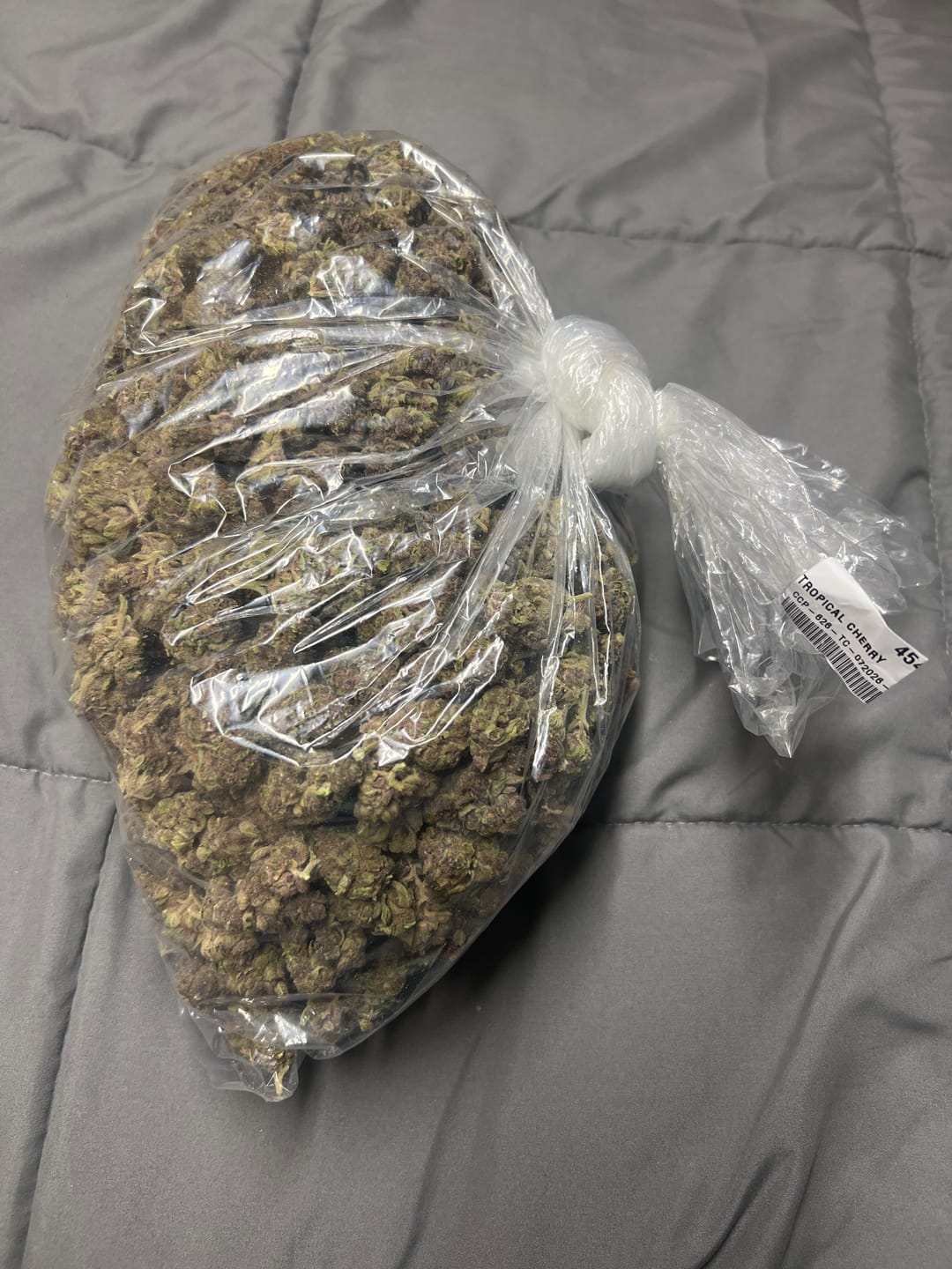 Customer photo review of Tropicana Cherry THCA Flower