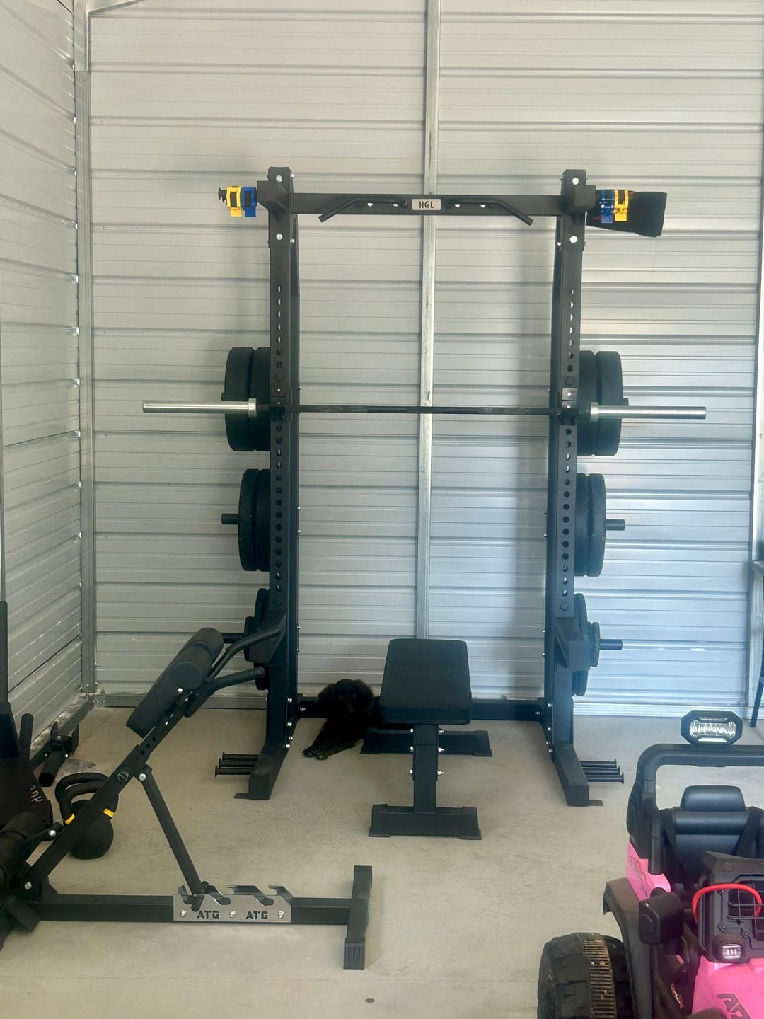 Customer photo review of Ultimate Home Gym Pack
