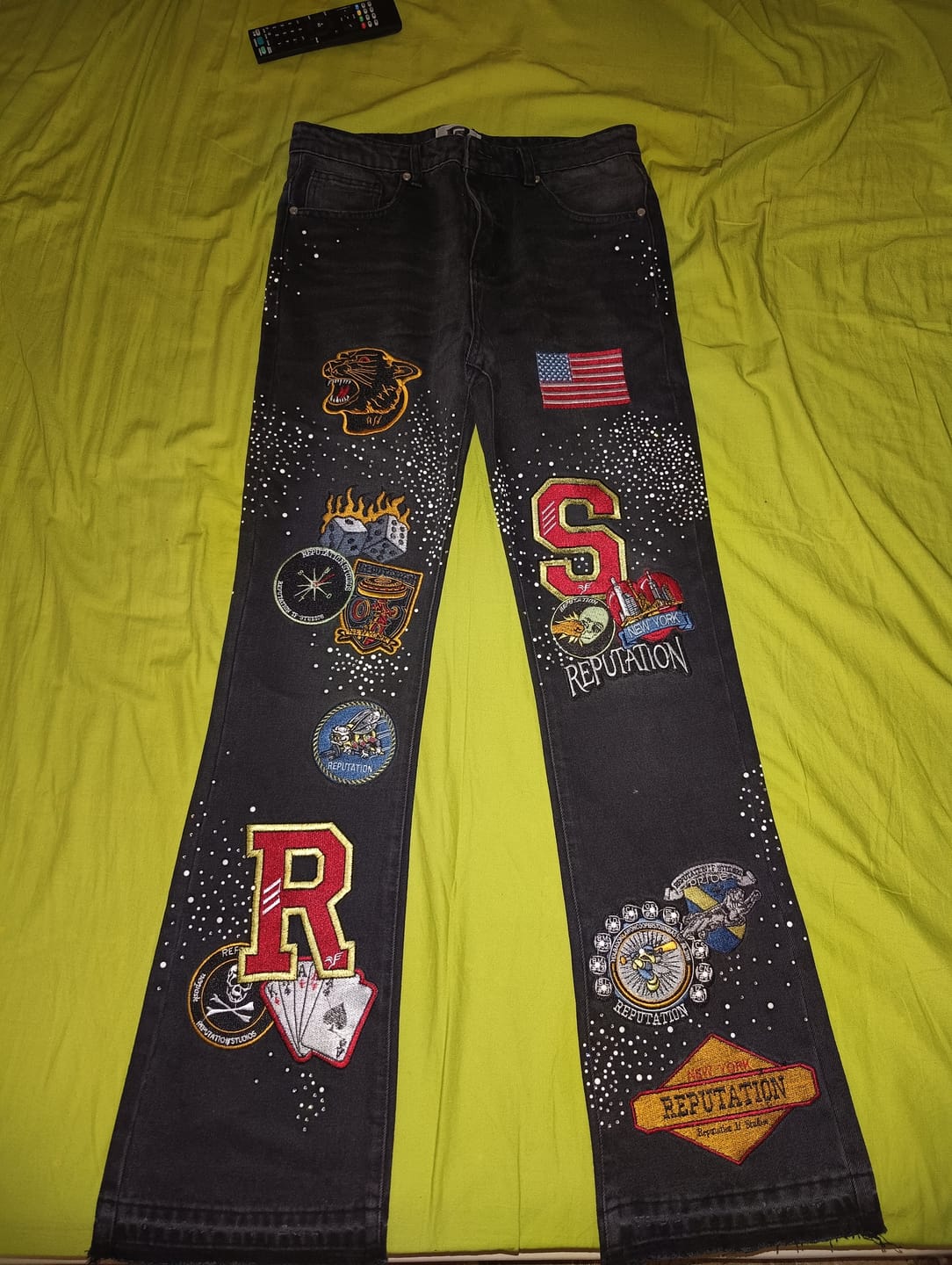 Customer photo review of Patch Denim - Black