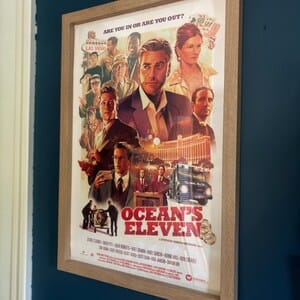 Customer photo review of Ocean's Eleven (2001) - Premium Movie Poster