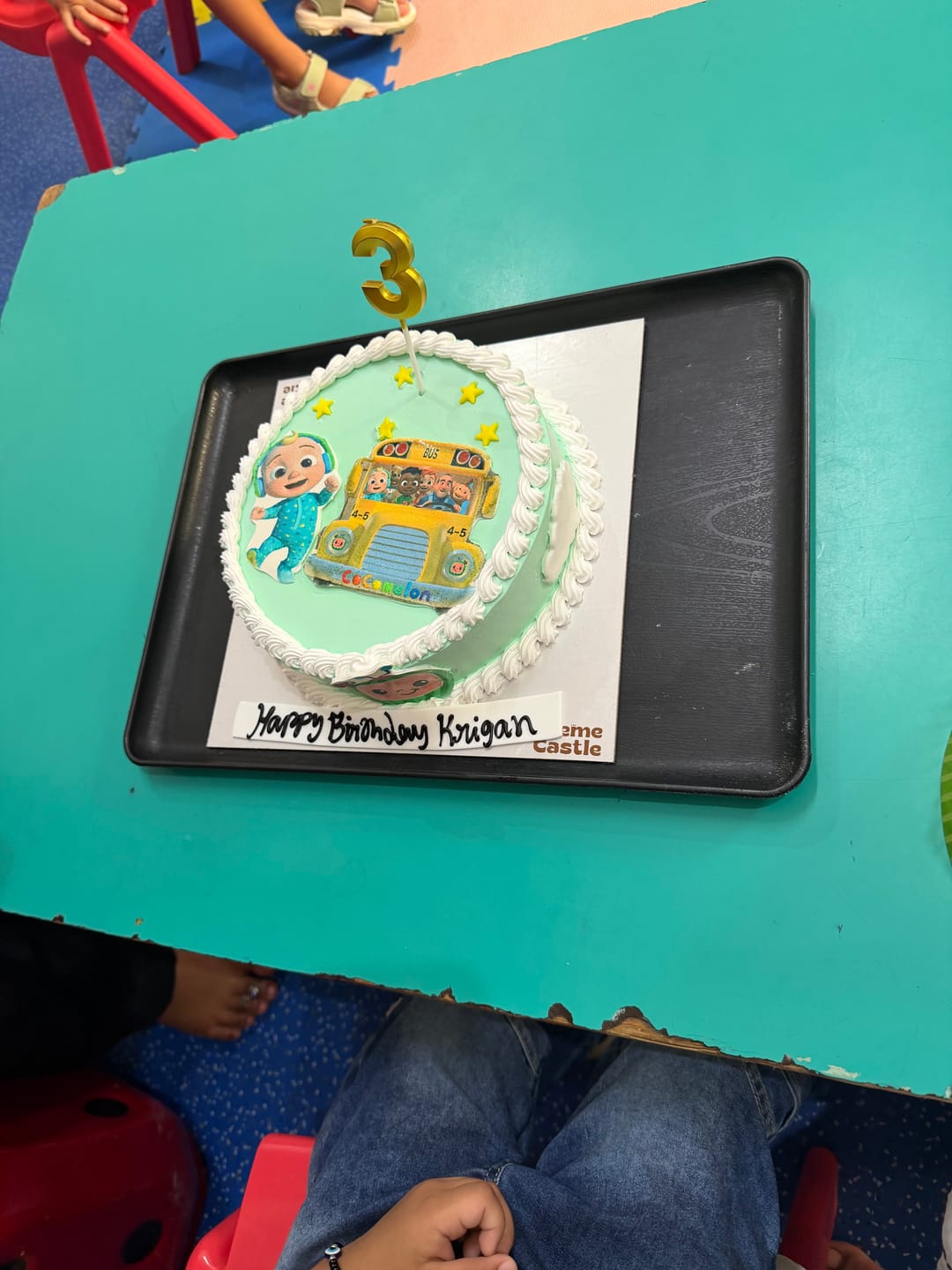 Customer photo review of Cocomelon photo Cake