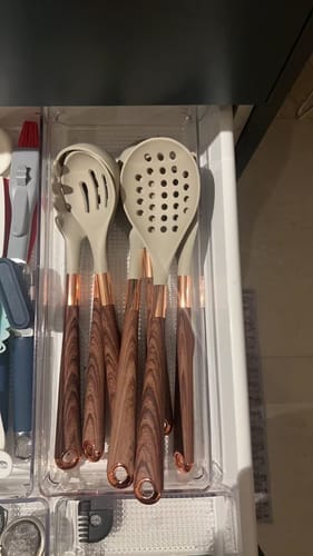 Customer photo review of Silicone Cooking Utensil Set