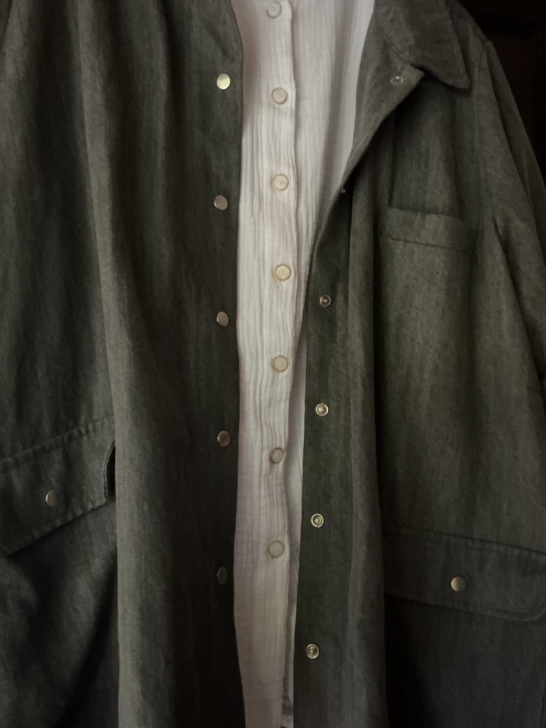 Customer photo review of Veste Véga - jean gris