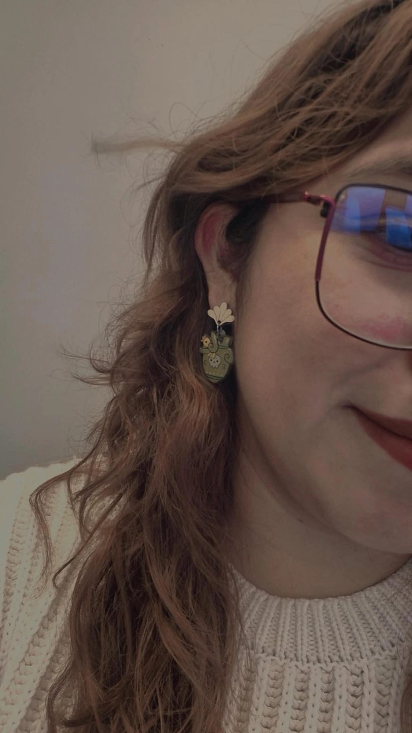 Customer photo review of Aretes Largos | Mictlán