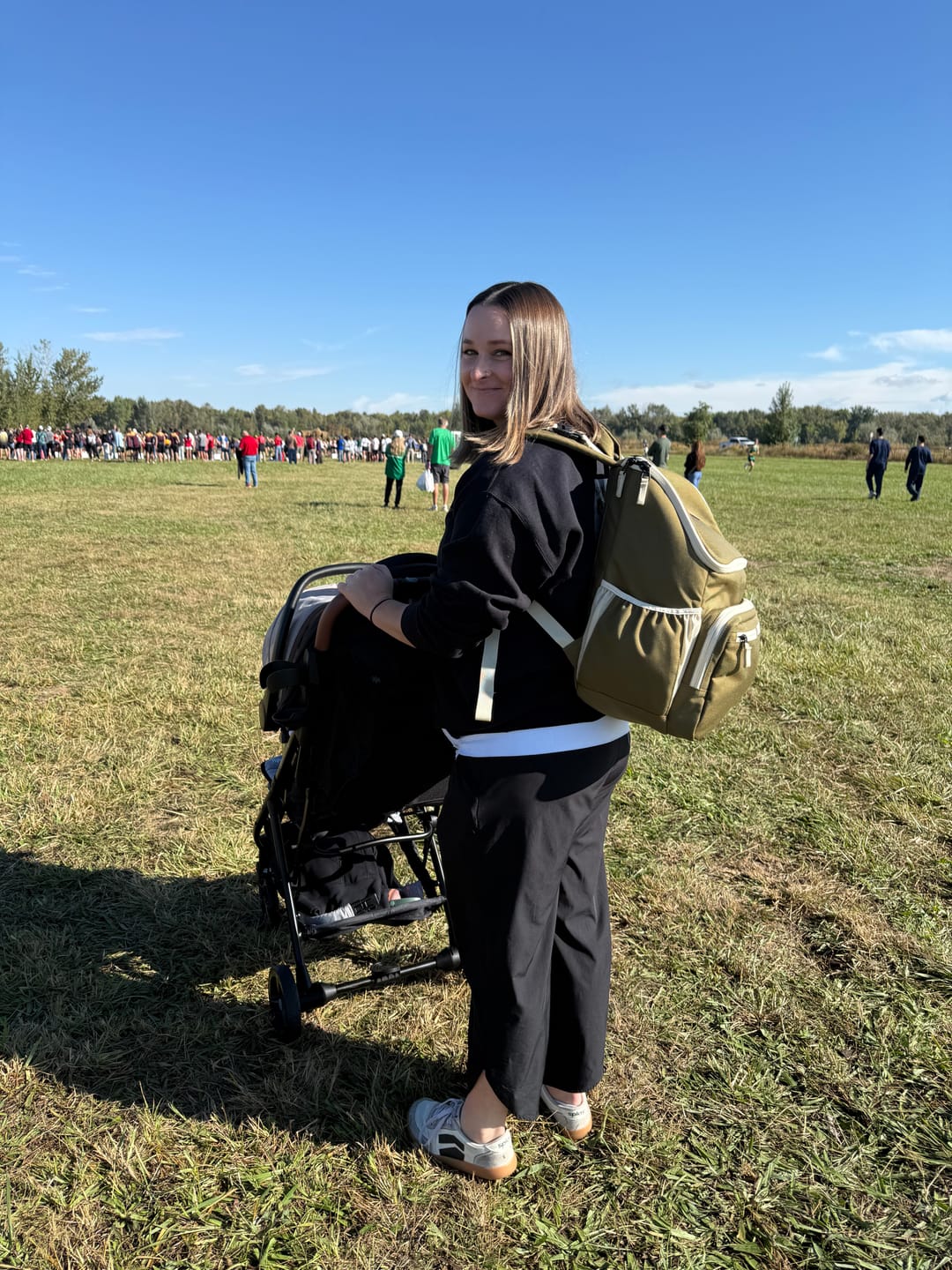 Customer photo review of Moon Bag Olive