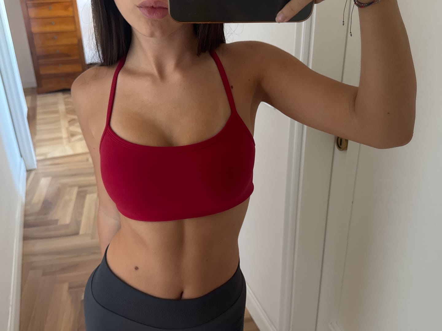 Customer photo review of Core Backless Sports Bra
