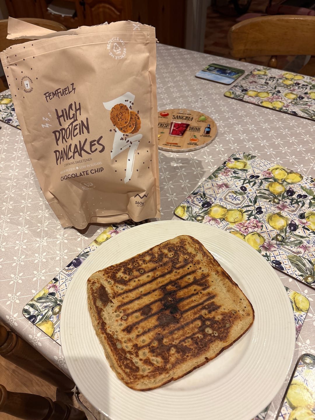Customer photo review of Protein Pancakes
