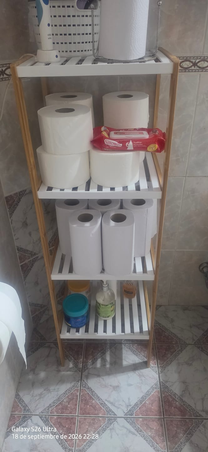 Customer photo review of Estante Organizador De Bambu Mueble De Lujo Para Cocina Baño 3 - 4 - 5 Niveles