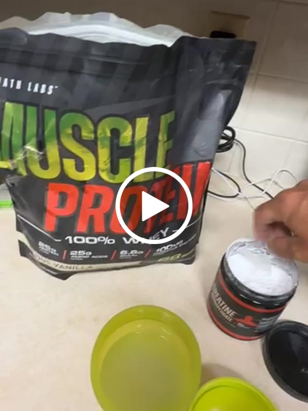 Customer video review of 100% Whey Protein Powder