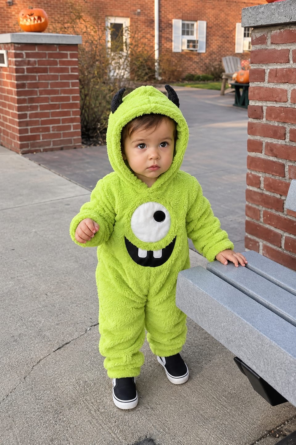 Customer photo review of CozyCuties™ Baby & Toddler Monster Jumpsuit