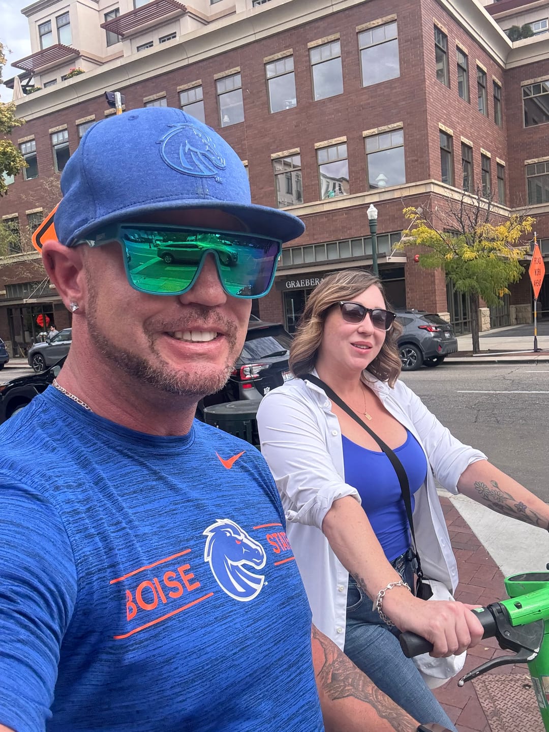 Customer photo review of 80Eighty® Polarized Bay Sunglasses