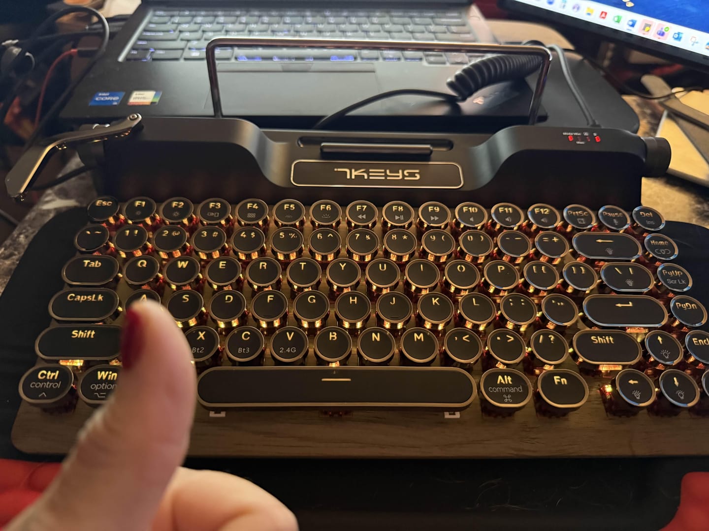 Customer photo review of Classic Typewriter Keyboard