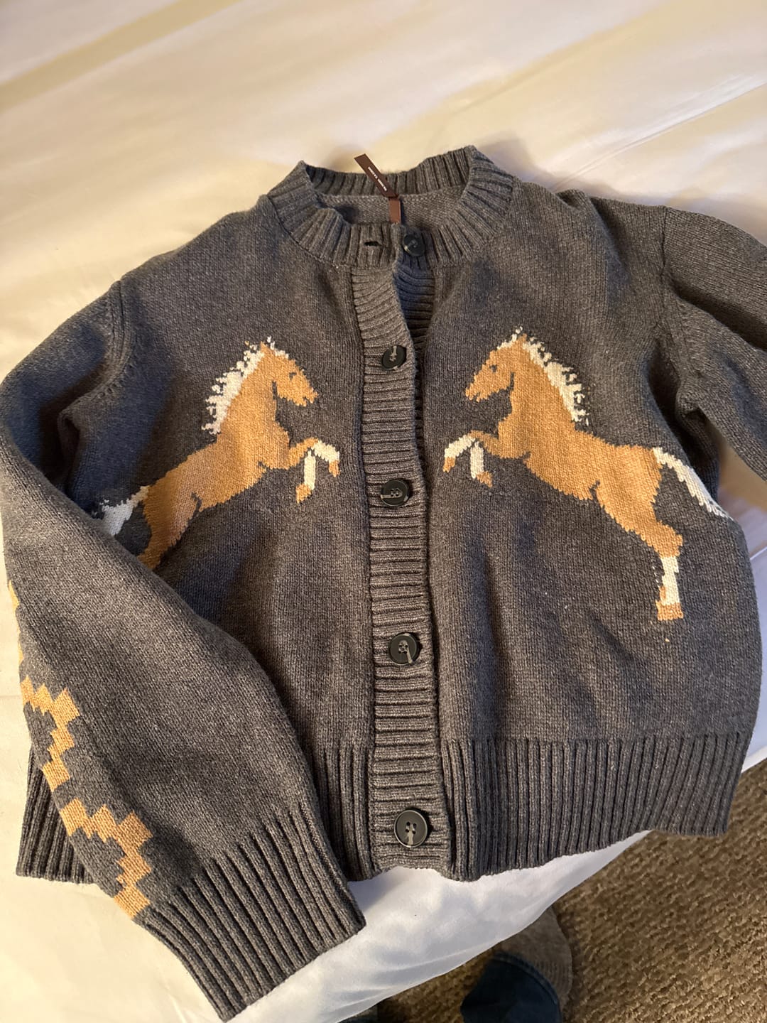 Customer photo review of Stetson Women's Bronc Crop Cardigan