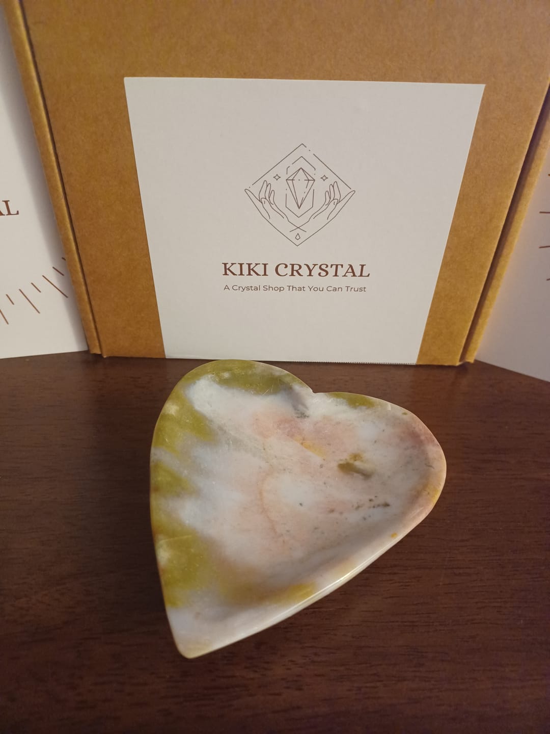 Customer photo review of Unique,Natural Crystal Ocean Jasper Bowl